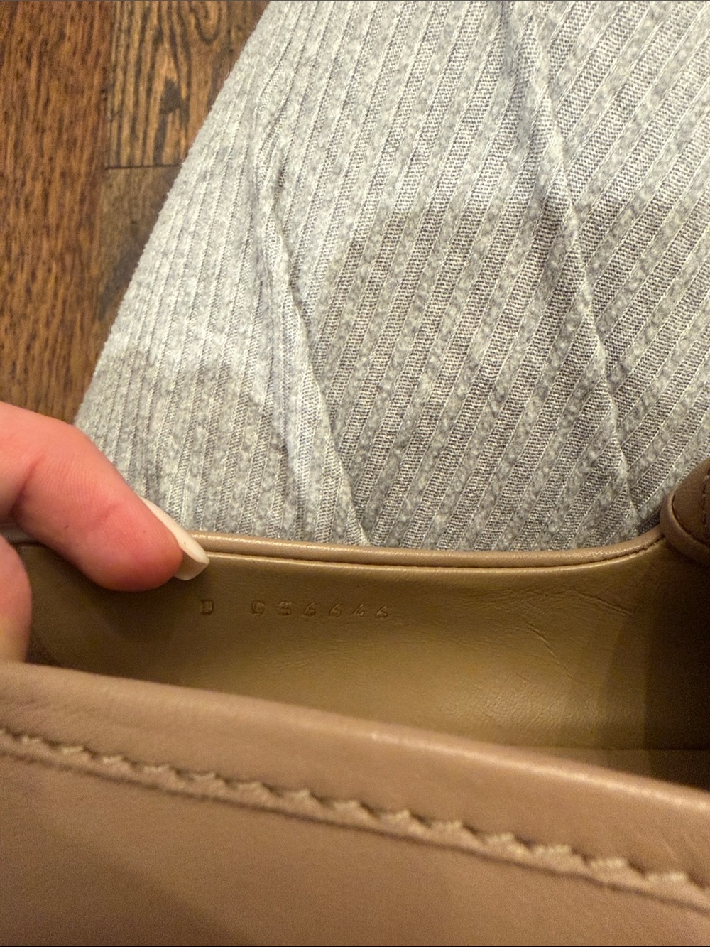 CHANEL Quilted Leather Loafers in Nude Beige with Gold CC Hardware - Picture 7 of 7